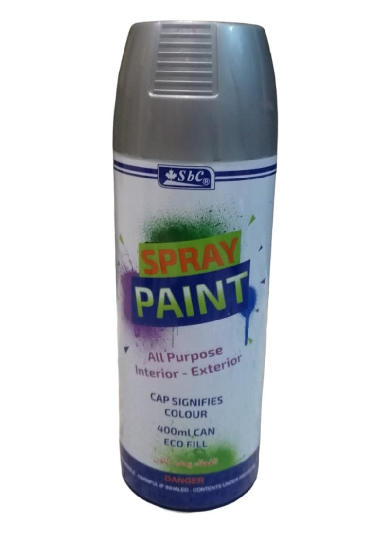 SBC All Purpose Spray Paint Silver 400ml  - Image 1