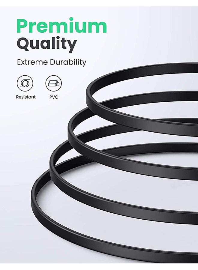 Ugreen Ethernet Cable Flat CAT 8 40Gbps 2000MHz PoE LAN RJ45 Cord Gigabit Internet Network Wire Compatible with Xbox One PS4/5 Router Modem TV Raspberry Hub -3M - Image 5