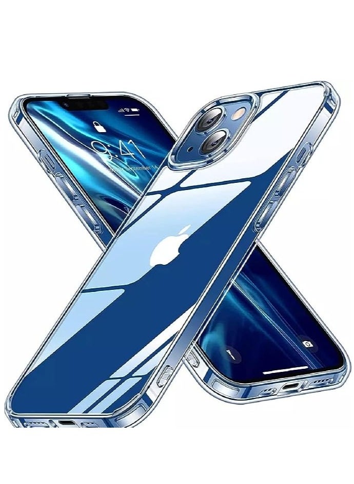 YoYoTech iPhone 15 Case Clear Transparent Anti Yellowing Ultra Thin Shockproof Drop-Resistent Grade Drop Protection Anti Scratch Hard Back Cover Crystal Clear 