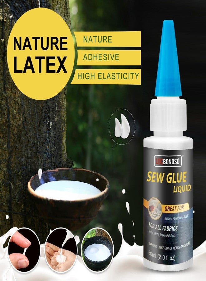 LOCBONDSO Fabric Glue, Liquid Stitch Fabric Glue for Clothing, 2 oz - Image 3