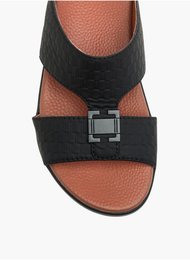 LBL by Shoexpress Metal Accent Slip-On Arabic Sandals  - Image 3