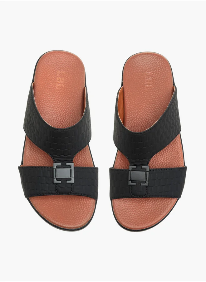 LBL by Shoexpress Metal Accent Slip-On Arabic Sandals