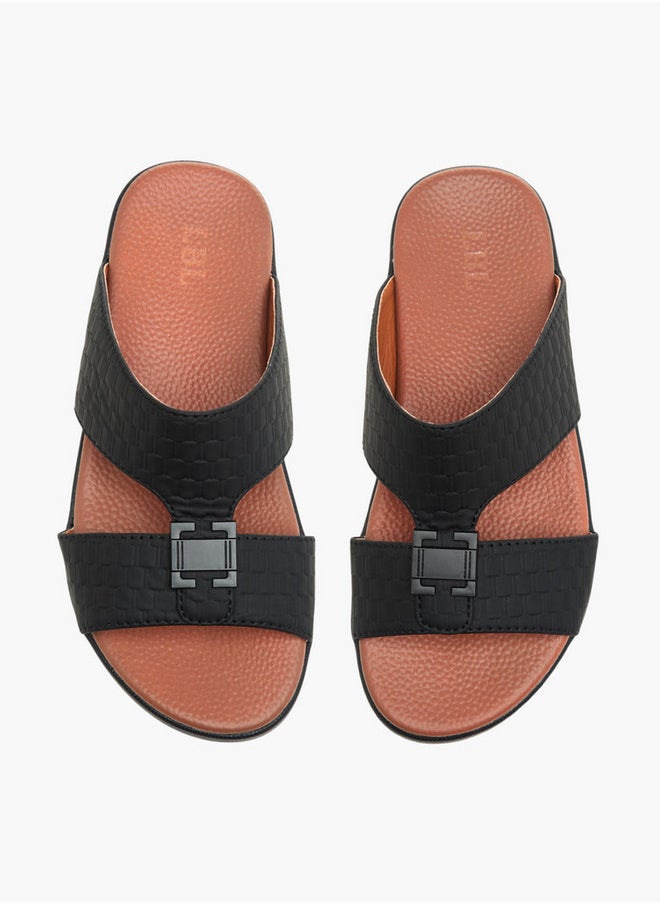 LBL by Shoexpress Metal Accent Slip-On Arabic Sandals  - Image 1