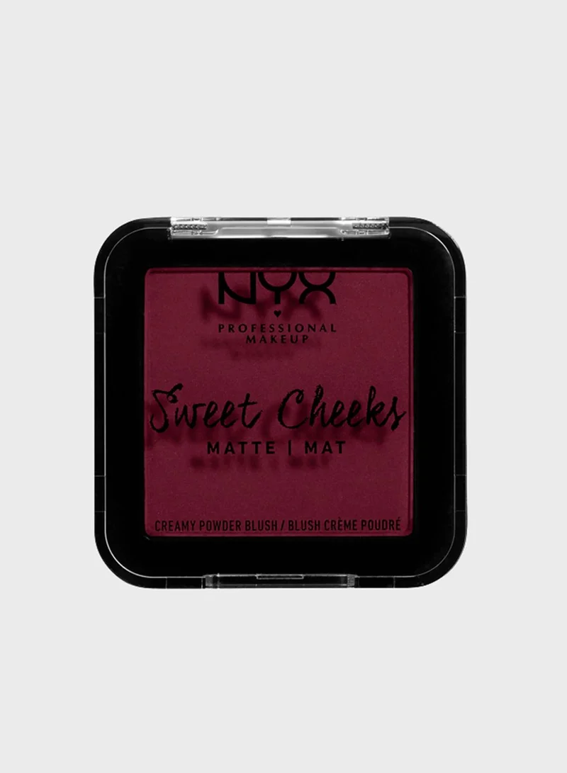 NYX PROFESSIONAL MAKEUP Sweet Cheeks Creamy Powder Blush -Red Riot