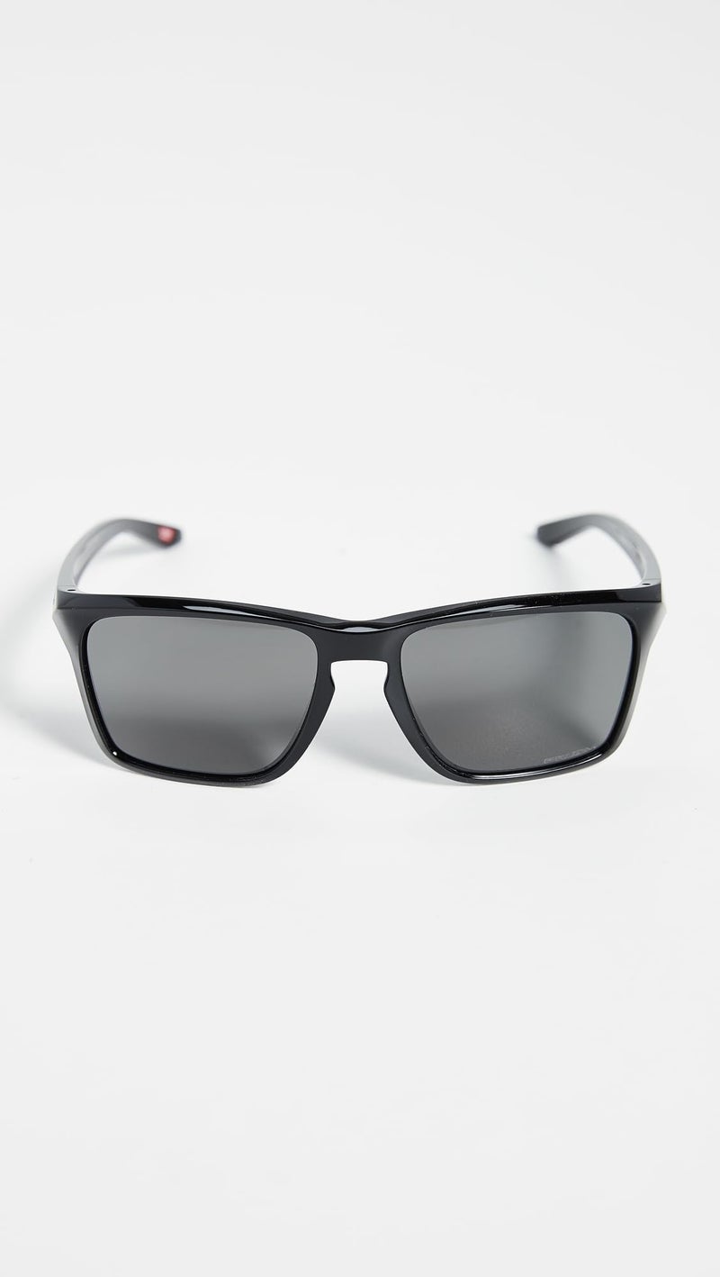 OAKLEY نظارات شمسية مستطيلة للرجال من أوكلي OO9448 سيلس، أسود لامع/برزم رمادي، 57 مم - Image 5