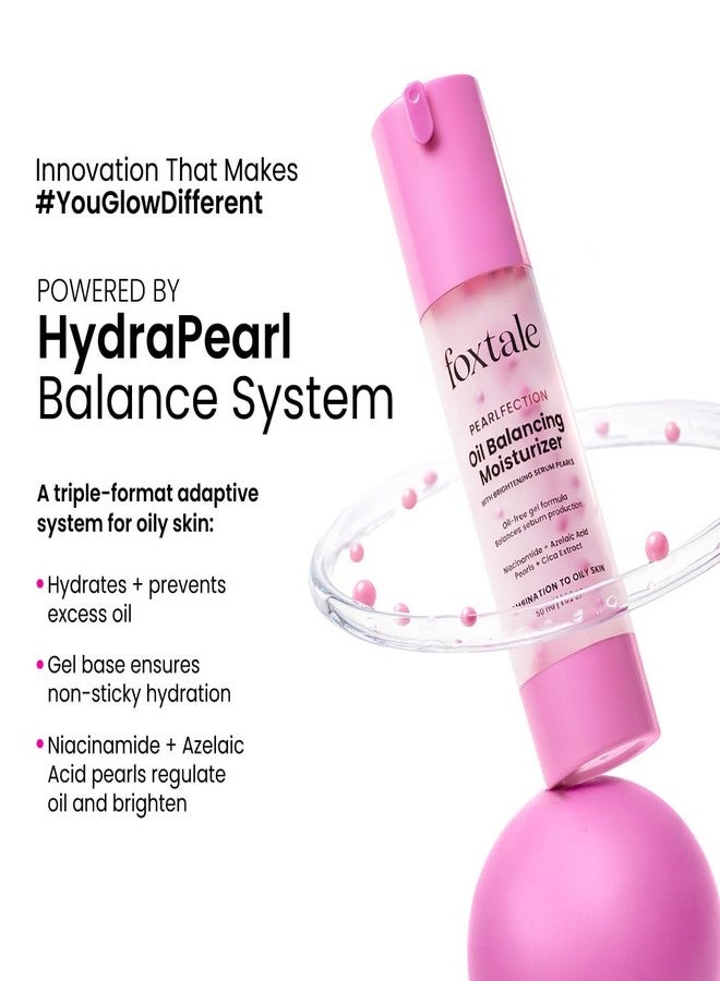 Foxtale Oil-Balancing Gel Moisturizer with Niacinamide, Azelaic Acid Pearls & Cica, 8hr Shine-Free Hydration, Lightweight, Sebum Control, For Oily & Acne-Prone Skin, 50 ml - Image 5