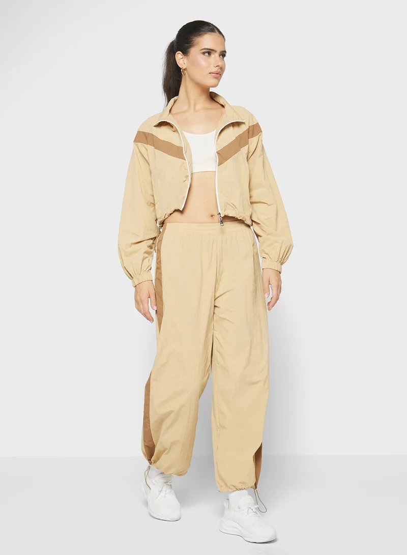 FRWD Zip Up Colorblock Athletic Tracksuit