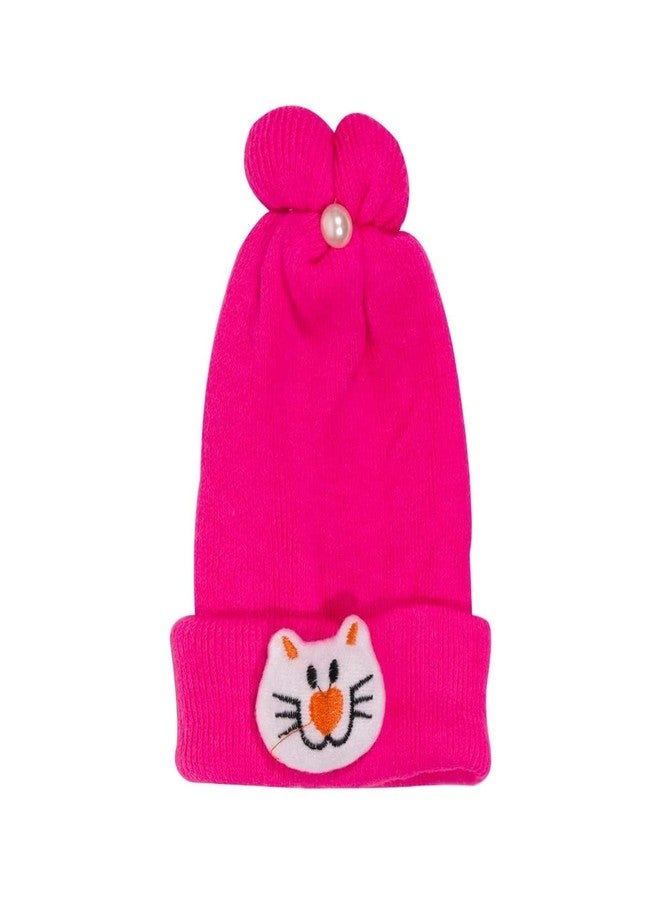 TIXY Infants, Baby Boys, & Baby Girls & Toddlers Woolen Caps in Attractive Design for Age Group 0 to 2 Years (Pack of 4 & 6) (Multicolor) (0-6Months 6) - Image 2