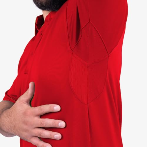 Propper Men's I.C.E. Men's Short Sleeve Performance Polo Shirt, Red, 4X-Large Regular - Image 2