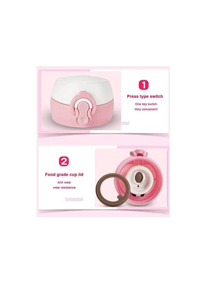 ماركة غير محددة زجاجة مياه GIRLS PINK AND PREMIUM 500ML - حجم مناسب للمشروبات الباردة - تساعد في الحفاظ على حرارة المشروبات والمياه لساعات  - Image 3