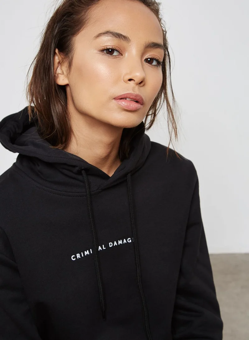 CRIMINAL DAMAGE Oversized Hoodie