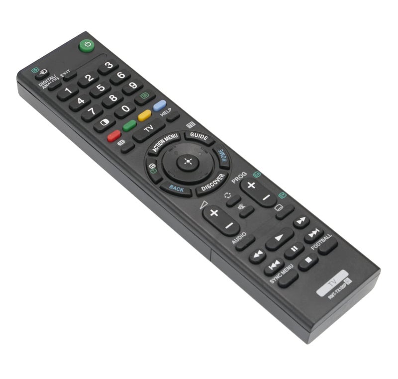Allimity RMT-TX100P Remote fit for Sony TV KD-43X8300C KD-43X8500C KD-49X8300C KD-49X8500C KD-55X8500C KD-55X9000C KD-55X9300C KD-55X9350D KD-65X8500C KD-65X9000C KD-65X9300C KD-65X9350D KD-75X8500C - Image 3