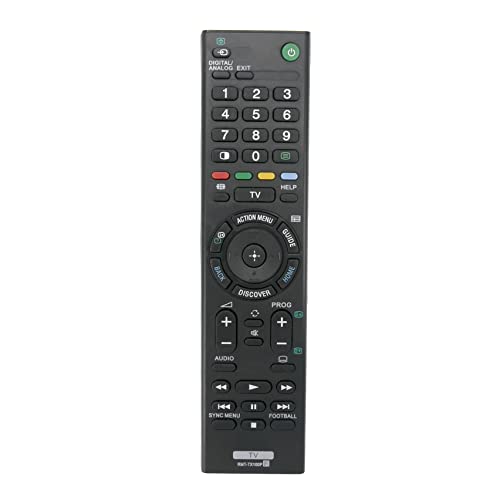 Allimity RMT-TX100P Remote fit for Sony TV KD-43X8300C KD-43X8500C KD-49X8300C KD-49X8500C KD-55X8500C KD-55X9000C KD-55X9300C KD-55X9350D KD-65X8500C KD-65X9000C KD-65X9300C KD-65X9350D KD-75X8500C - Image 1