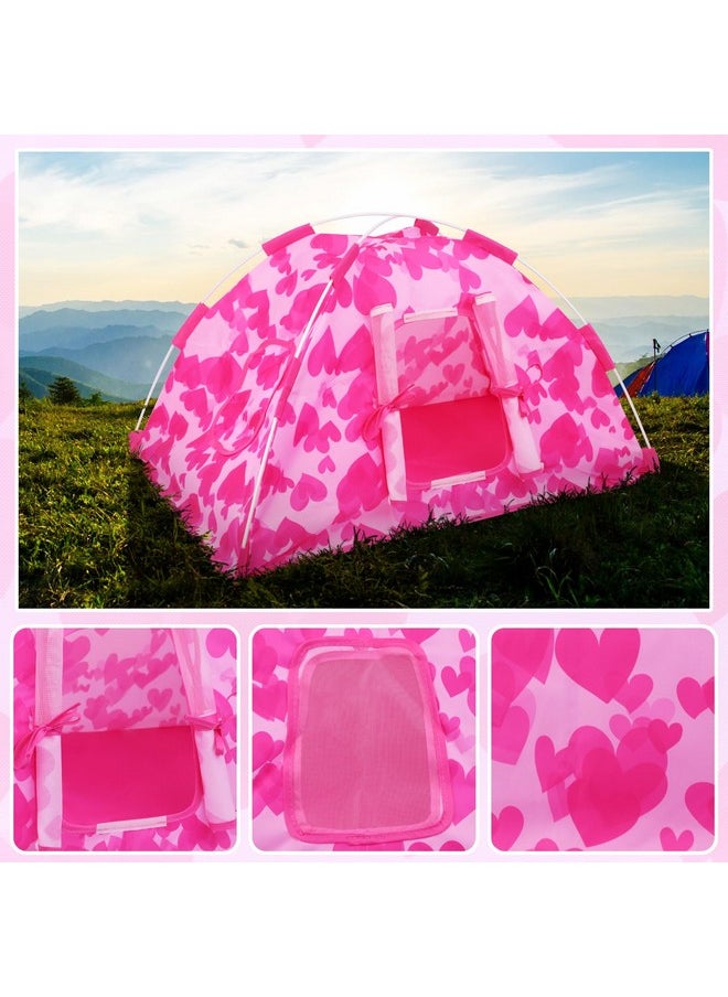 6 Pcs 18 Inch Doll Camping Tent Set And Accessories Including 18 Inch Doll Tent Doll Backpack Toy Camera And Doll Clothes And Doll Shoes Fits My Life Generation Journey 18 Inch Dolls
