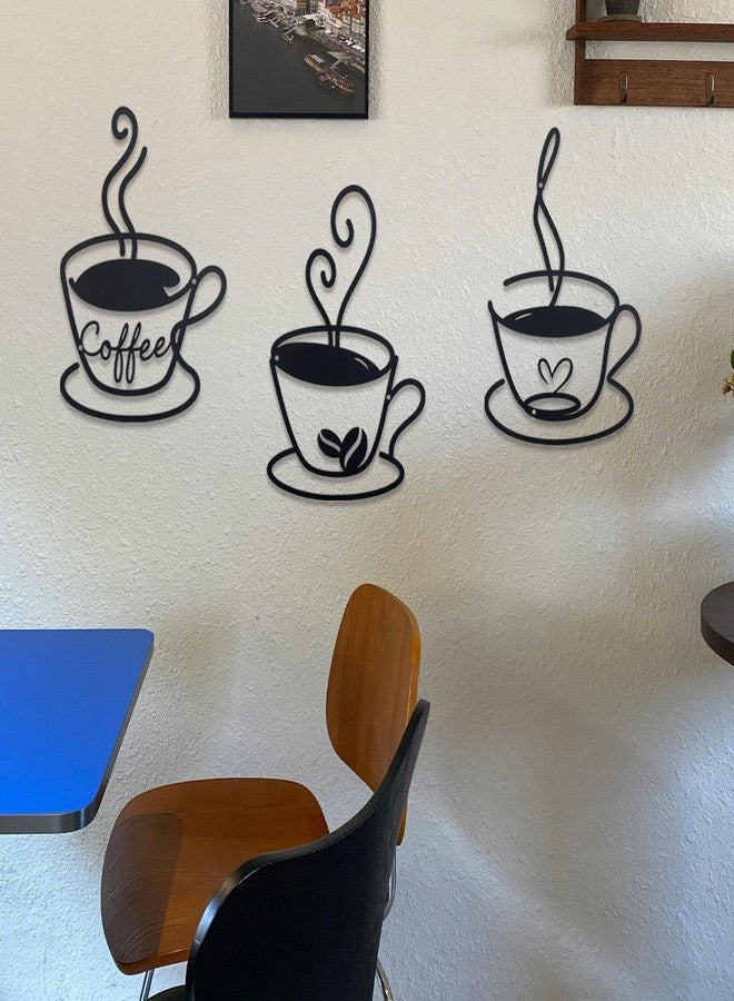 OYEFLY Coffee Cup Metal Wall Art, Vintage Metal Coffee Cup Wall Decor (style 1) - Image 5