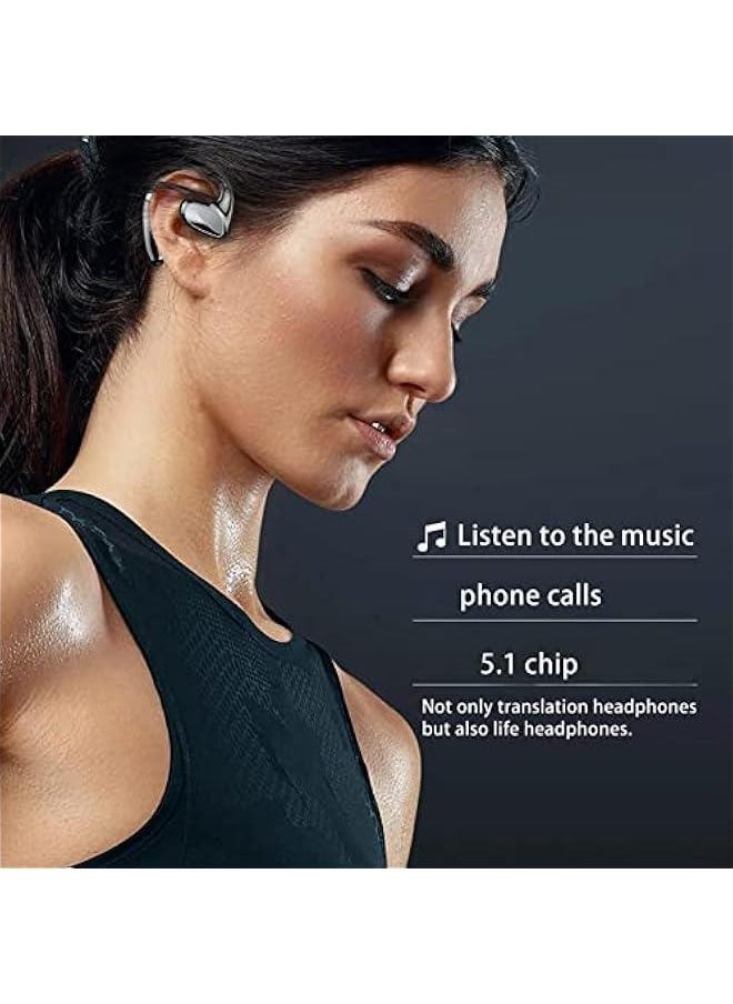 Generic - Smart 144 Languages Two Way Translation and Wireless Language Translation Earphones , M8 Language Translator Earbuds , Offline Language Translation Earpiece - Image 1