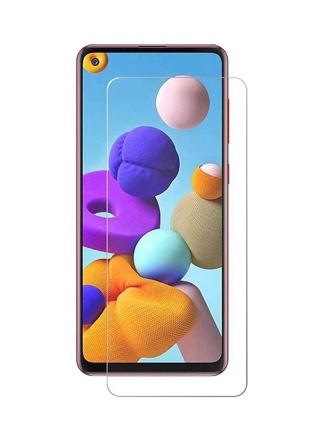 BORTONY Tempered Glass For Samsung Galaxy A21 Clear - Image 1