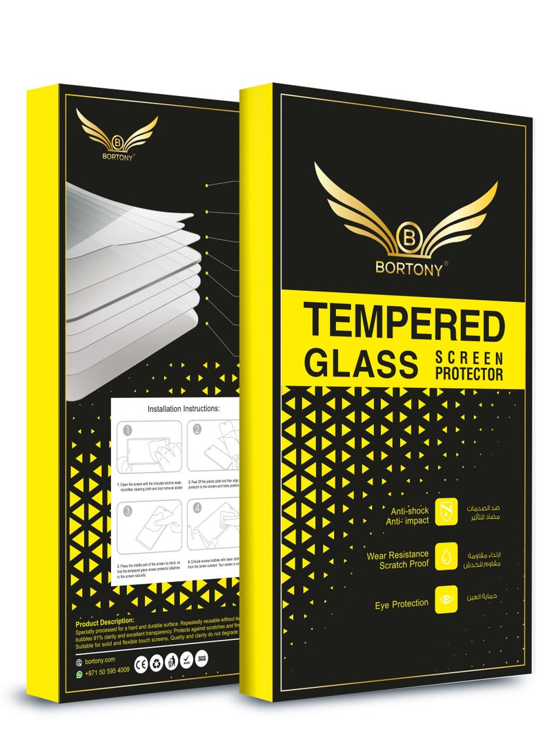 BORTONY Tempered Glass For Samsung Galaxy A21 Clear - Image 3