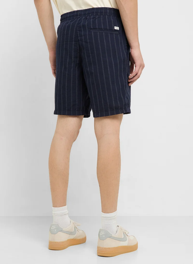 JACK & JONES Jpstjaiden Palma Seersucker Short