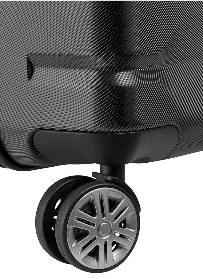 DELSEY Air Armour 4 Double Wheels Hard Trolley 3pcs Luggage Size 22/26.7/31 Inch Black  - Image 4