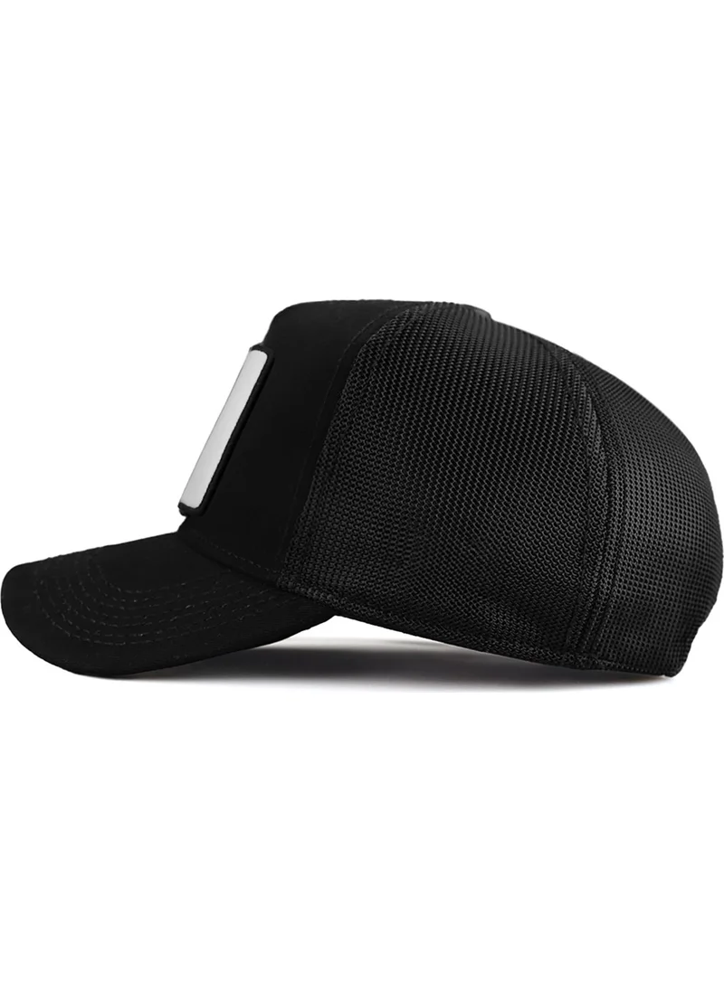 Black Börk BlackBörk V1 Trucker Panther - 1 Black Hat with Code Logo (Cap)