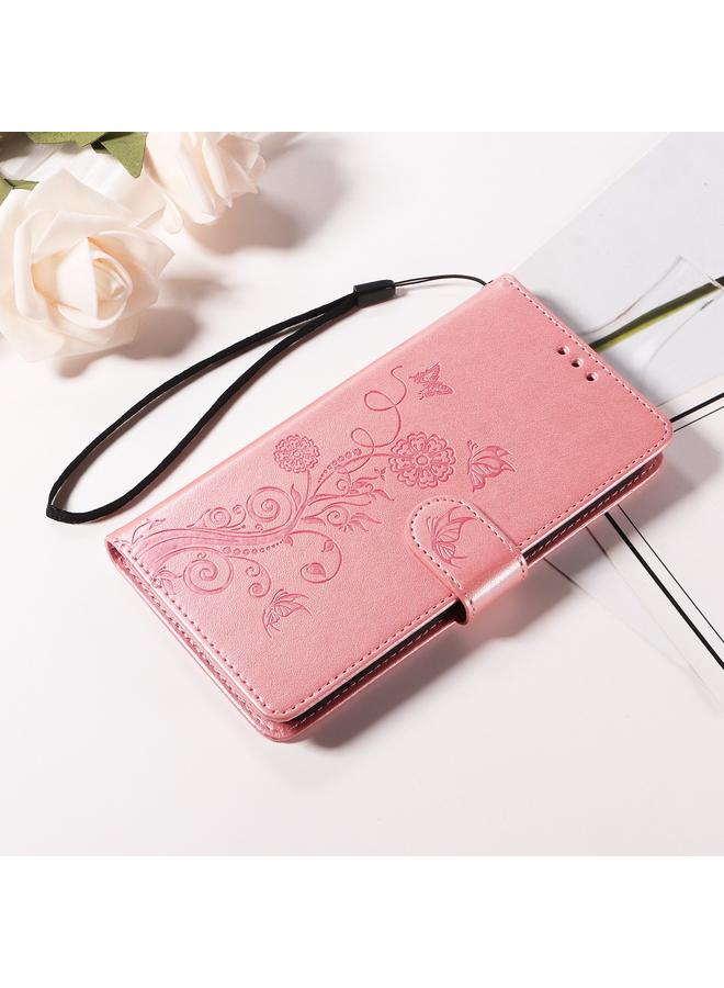 S-TOP Case For Samsung Galaxy A35 5G Embossed Butterfly Flowers Leather Phone Case - Image 2