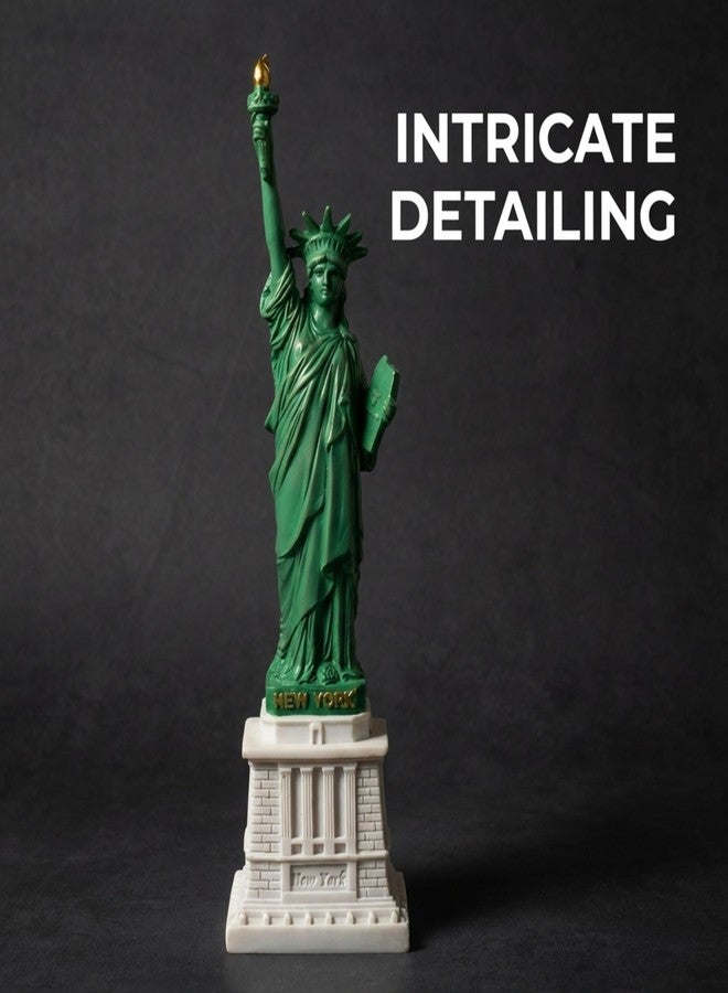 Artisan Owl Statue of Liberty New York City Landmark Replica Statue Souvenir (10.5") - Image 2