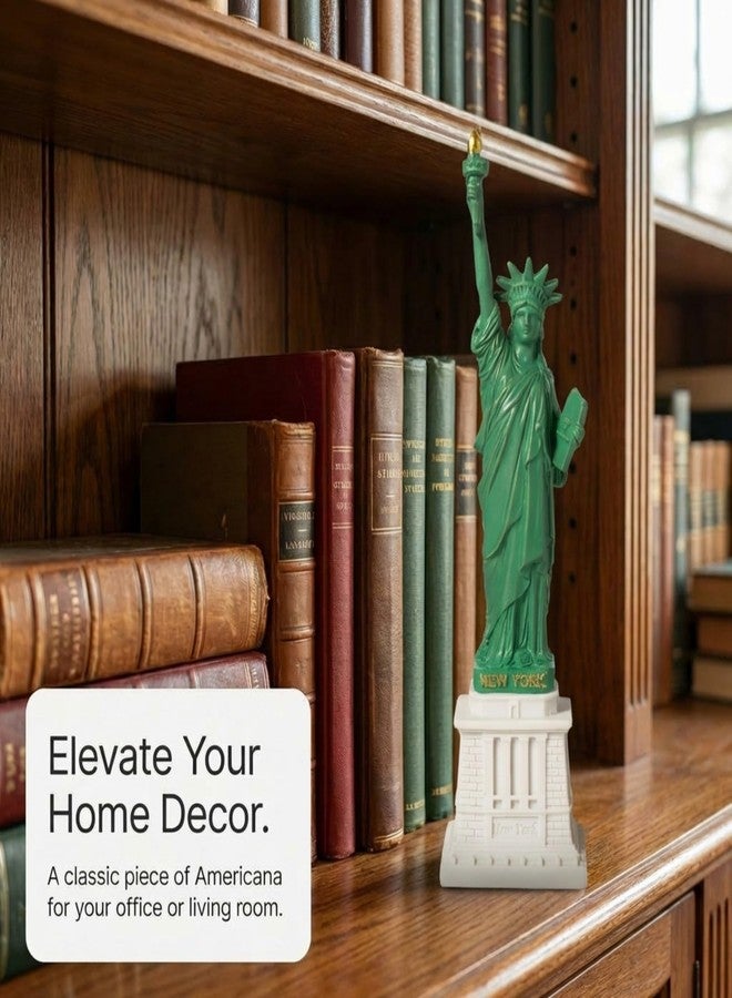 Artisan Owl Statue of Liberty New York City Landmark Replica Statue Souvenir (10.5") - Image 4