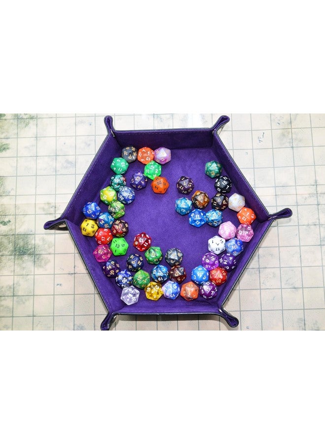 سمارت ديلز برو مجموعة من 50 قطعة من نرد D20 متعدد السطوح مع حقيبة للعبة الطاولة Dnd Rpg Mtg - Image 5