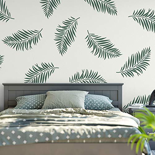 Stencil Revolution Single Palm Leaf Pattern Wall Stencil-Diy Wallpaper Alternative-Brighten Up Your Home With Our Single Palm Leaf Pattern Wall Stencil - Image 5