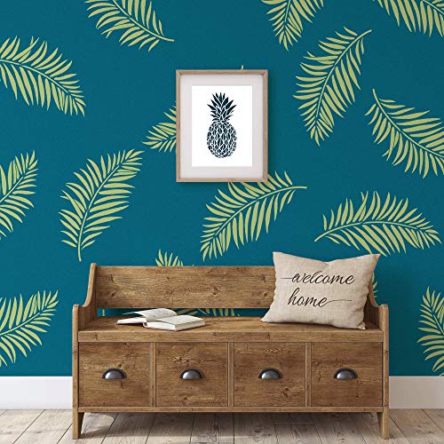 Stencil Revolution Single Palm Leaf Pattern Wall Stencil-Diy Wallpaper Alternative-Brighten Up Your Home With Our Single Palm Leaf Pattern Wall Stencil - Image 4