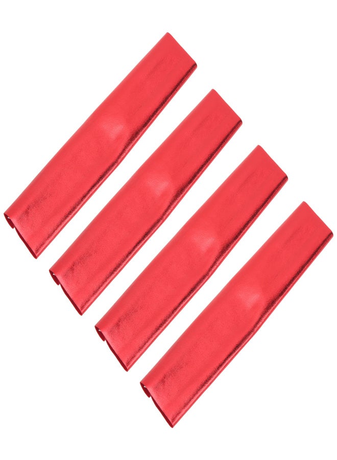 غطاء ممتص الصدمات RC 4 قطع بوليستر مضاد للغبار وقابل للتنفس للسيارة RC 1/8 أحمر - Image 3