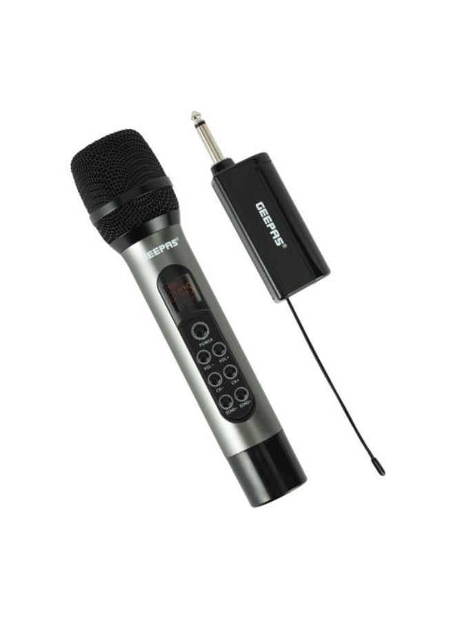 جيباس ميكروفون لاسلكي UHF- GMP15014 ، أسود معدني - Image 1