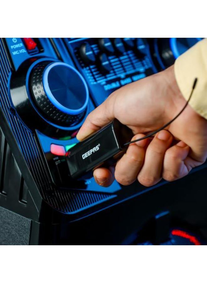 جيباس ميكروفون لاسلكي UHF- GMP15014 ، أسود معدني - Image 2