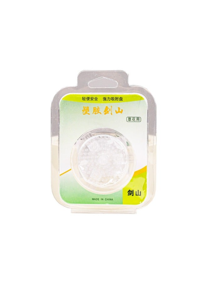 Gulf Flowers Gulf Flowers 5cm Transparent Kenzan Plastic Flower Frog for Floral Arrangements  - Image 2