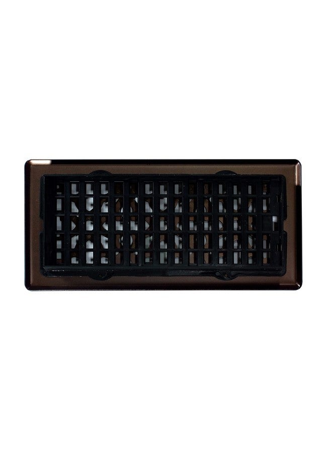 Decor Grates AGH410-RB 4x10 Inches Gothic Bronze Finish Steel Floor Register - Image 2