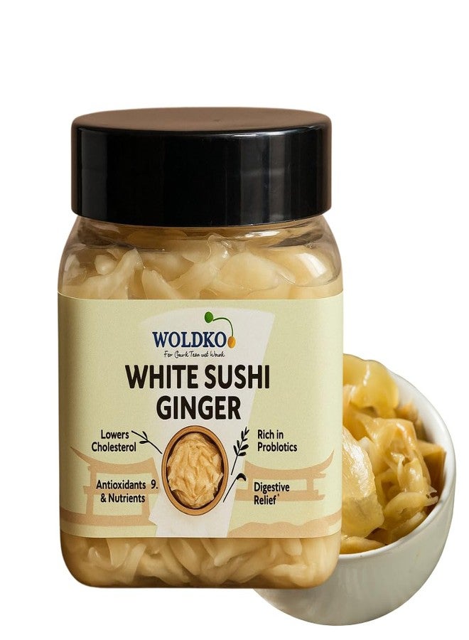 WOLDKO White Sushi Ginger Net Weight 340Gm - Image 2