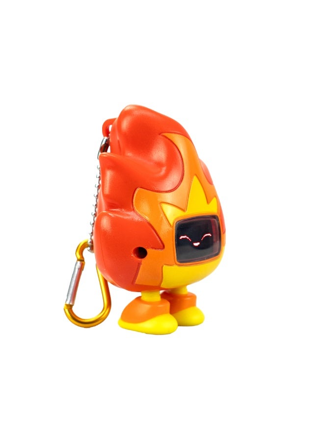 EOLO BeepBoop Interactive Pet Figure Tochi | Play 4 Mini Games | Pocket-Sized Digital Character with 100+ Sounds and Animations | Collectible Electronic Pet | Take Everywhere with Keychain Clip | Imaginative Role-Play and Nurturing Skills Ideal for Kids - Image 3