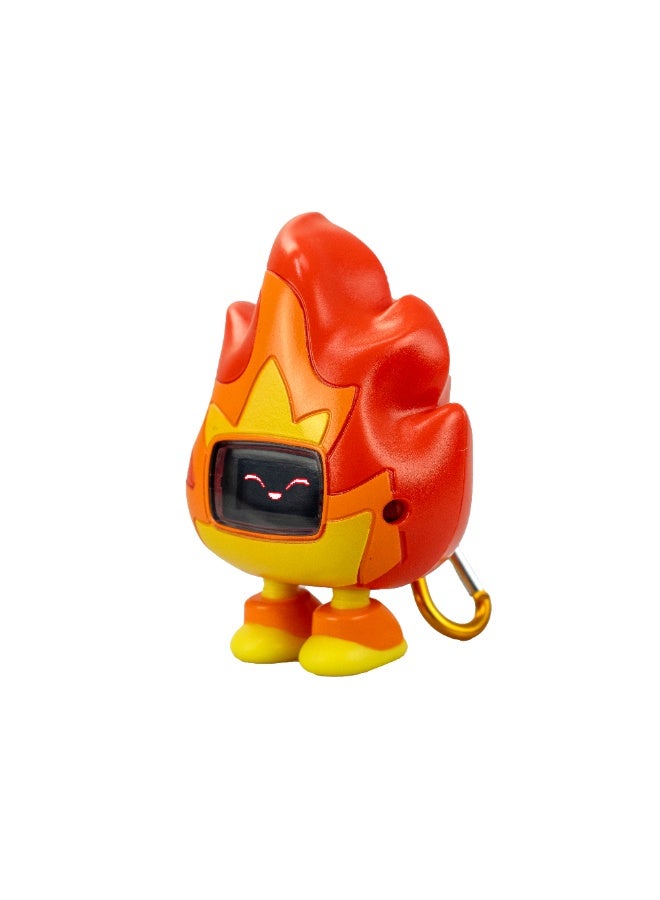 EOLO BeepBoop Interactive Pet Figure Tochi | Play 4 Mini Games | Pocket-Sized Digital Character with 100+ Sounds and Animations | Collectible Electronic Pet | Take Everywhere with Keychain Clip | Imaginative Role-Play and Nurturing Skills Ideal for Kids - Image 4