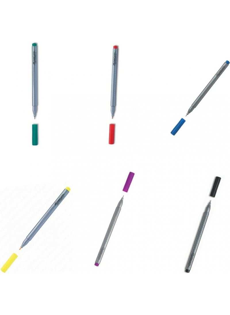 Grip Finepen 6 pack