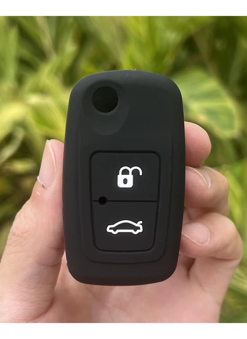 Service Zone 2 buttons Silicone Car Flip Key Case Cover For Chery A3 A5 A13 M11 E5 Tiggo Tengo Fulwin2 Cowin 3 5 Easta Cielo Chance  - Image 5