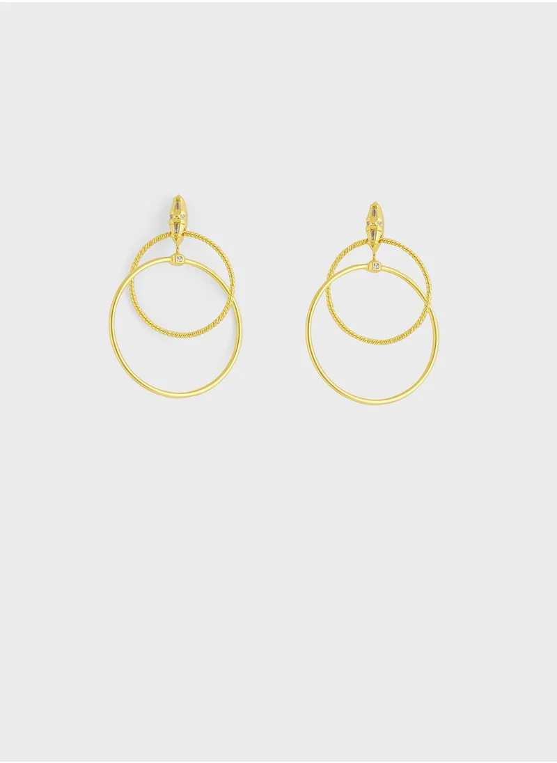 Jackie Mack Saturn Drop Earrings