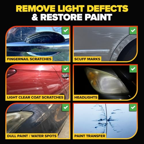 Carfidant Scratch & Swirl Remover - Polishing, Rubbing & Buffing Compound for Car Paint Repair - Restores Shine & Enhances Gloss, 16.9 fl oz - Image 3