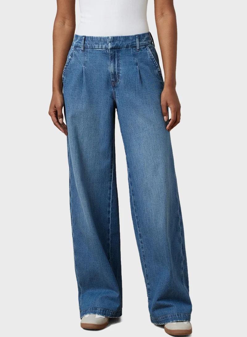 American Eagle High Rise Baggy Wide Leg Jeans