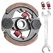 STRONGTHIUM Clutch Pad Assembly Springs HeavyDuty 43cc 47cc 49cc 50cc Pocket Bike Clutch Replacement for XPRO 2Stroke SYX Moto Kid Mini Dirt Pit Bike ATVs Scooters Red 75mm - Image 2