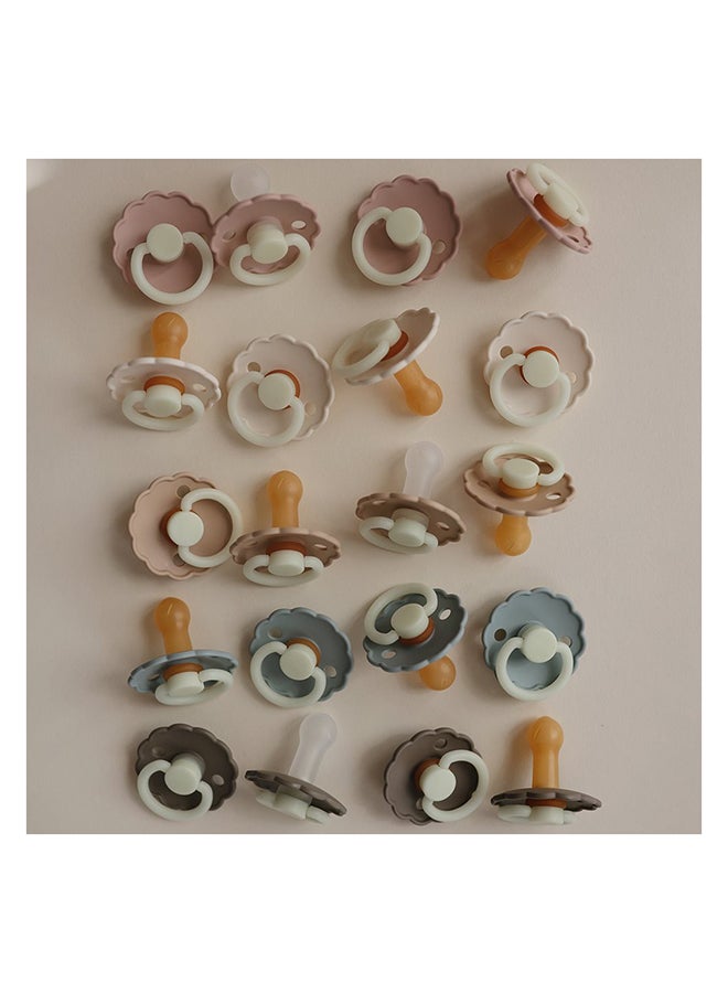 FRIGG Daisy Silicone Baby Pacifier 0-6M 1-Pack Croissant Night - Size 1 - Image 3