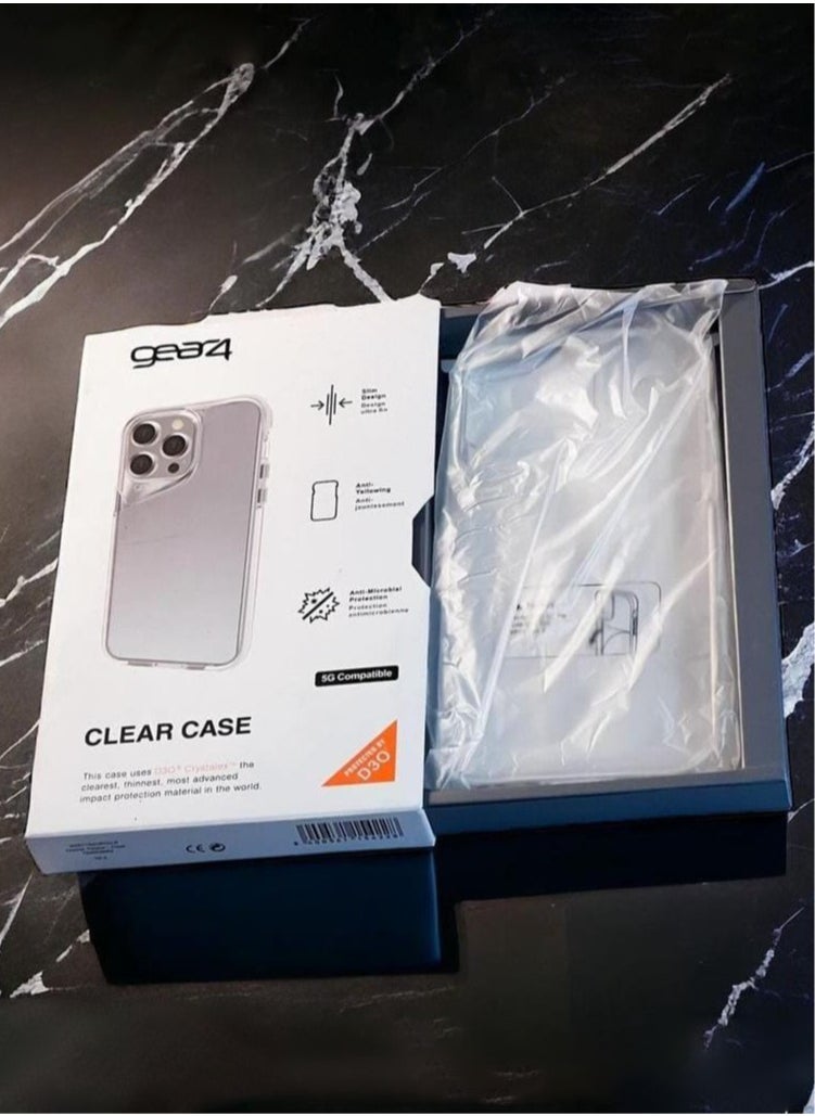 Gear4 - Gear4 Crystal Palace Compatible with for iPhone 12 Pro Max 6.7-Inch Case, Advanced Impact Protection with Technology, Anti-Yellowing, Phone Cover – Transparent - Image 1