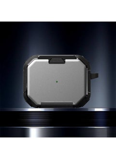 Bracket Type Airpods Pro2 Generation Earphone Case Use For Apple Earphone Protective Case Anti-fall Bluetooth Protective Case-Color:silver White-Applicable Model:Airpods Pro2 Generation