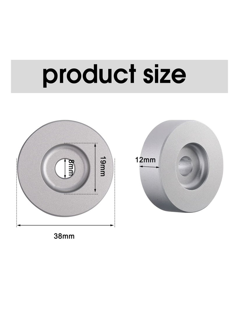 Y&D 45 Rpm Adapter, Fit 7 Inch Vinyl Record Players Technics Turntables Solid Aluminum Dome, Silver - Image 4