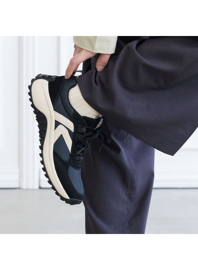 Keen Women's Ks86 Comfortable Durable Retro Style Sneakers, Black/Birch, 43 EU - Image 2